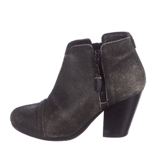 Rag and Bone distressed suede Margot booties - Picture 1 of 8